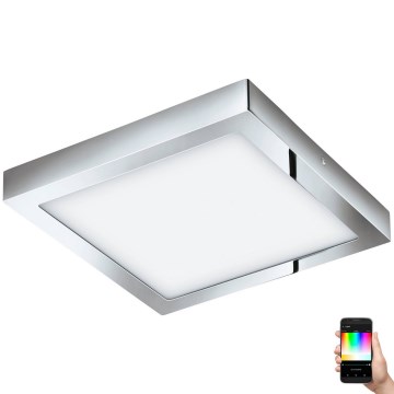 Eglo 33668-LED RGBW Dimmabilno kupaonsko svjetlo FUEVA-C 21W/230V 30x30cm IP44