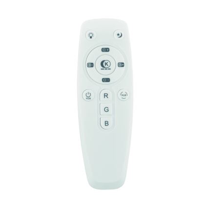 Eglo - LED RGBW Prigušiva stropna svjetiljka za kupaonicu sa zvučnikom LED/19W/230V 3000-6500K IP44 pr. 39 cm bijela + daljinski upravljač