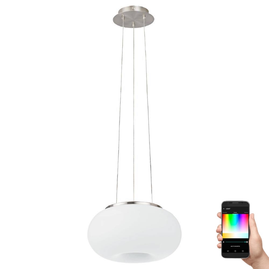 Eglo 33766 - LED RGBW Prigušivi luster na sajli OPTICA-C LED/22W/230V 2700-6500K pr. 37,5 cm