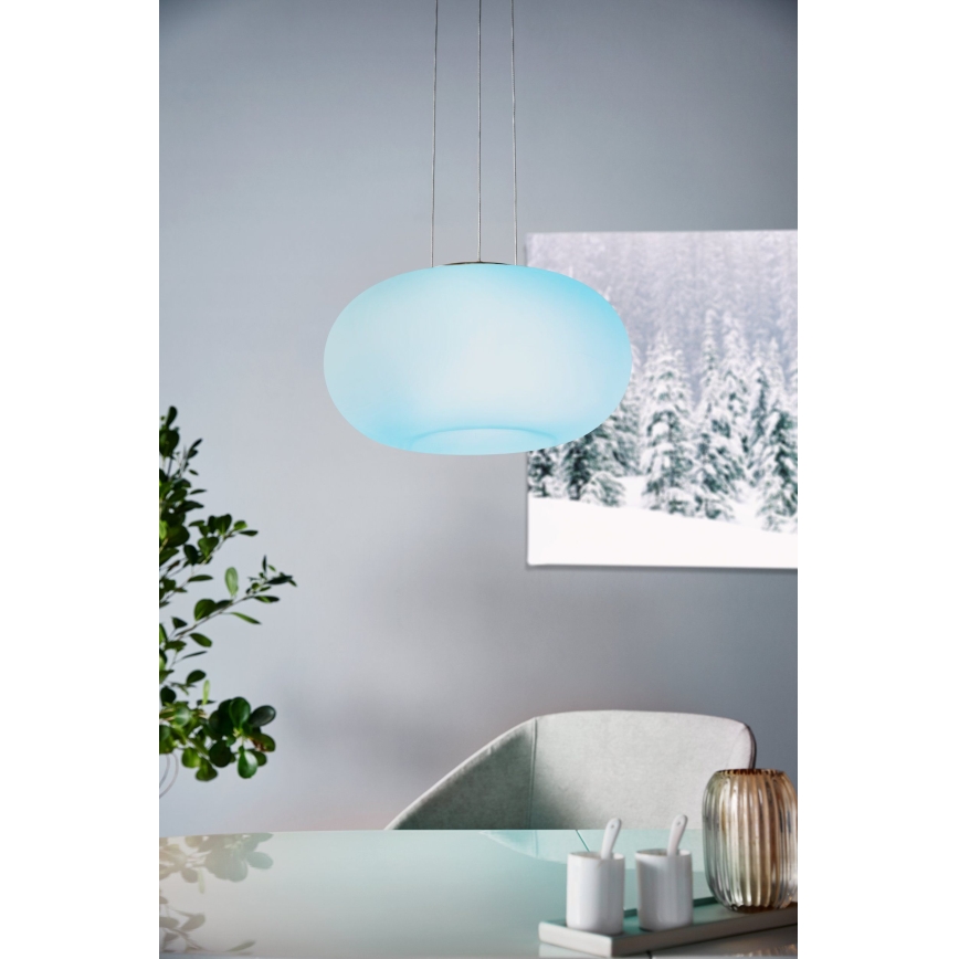 Eglo 33766 - LED RGBW Prigušivi luster na sajli OPTICA-C LED/22W/230V 2700-6500K pr. 37,5 cm