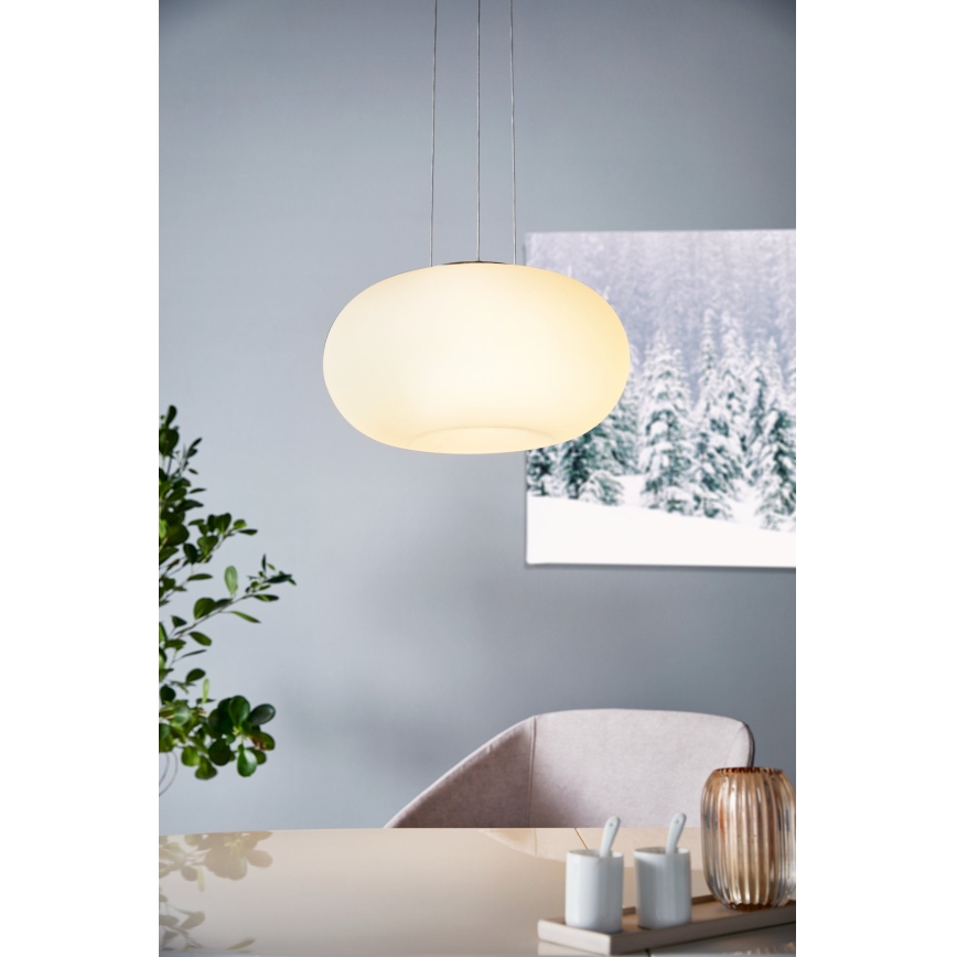 Eglo 33766 - LED RGBW Prigušivi luster na sajli OPTICA-C LED/22W/230V 2700-6500K pr. 37,5 cm
