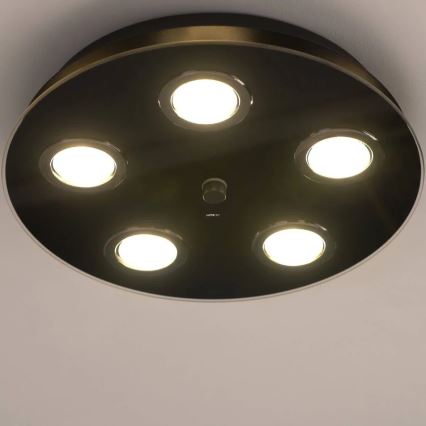 Eglo 33805 - LED stropna svjetiljka GRATTINO 5xGU10/2,8W/230V