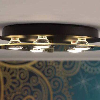 Eglo 33805 - LED stropna svjetiljka GRATTINO 5xGU10/2,8W/230V