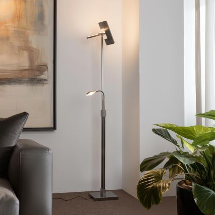 Eglo 33817 - LED prigušivačka dodirna podna lampa SOLANO LED/30W/230V + LED/4W