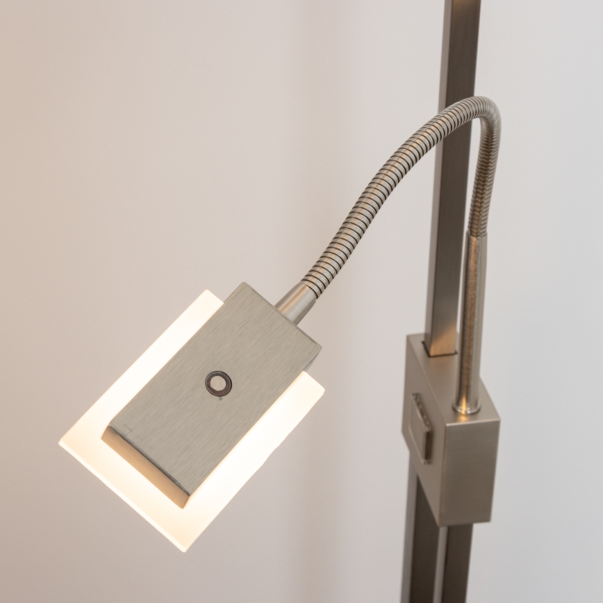 Eglo 33817 - LED prigušivačka dodirna podna lampa SOLANO LED/30W/230V + LED/4W