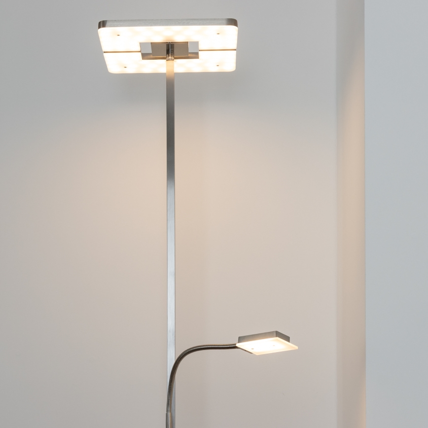 Eglo 33817 - LED prigušivačka dodirna podna lampa SOLANO LED/30W/230V + LED/4W