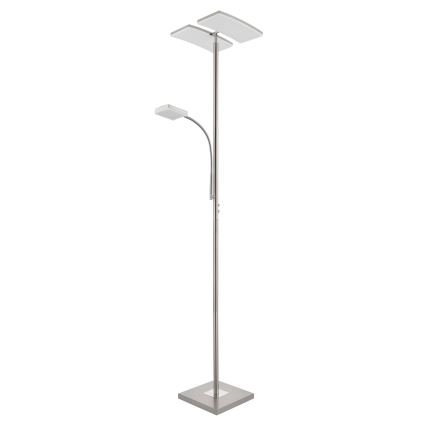 Eglo 33819 - LED prigušivačka dodirna podna lampa SOLANO LED/30W/230V + LED/4W