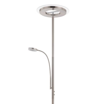 Eglo 33849 - LED prigušivačka dodirna podna lampa SOLANO LED/30W/230V + LED/4W