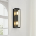 Eglo 33856 - Vanjsko zidno svjetlo ALAMONTE 2xE27/60W/230V IP44 crno