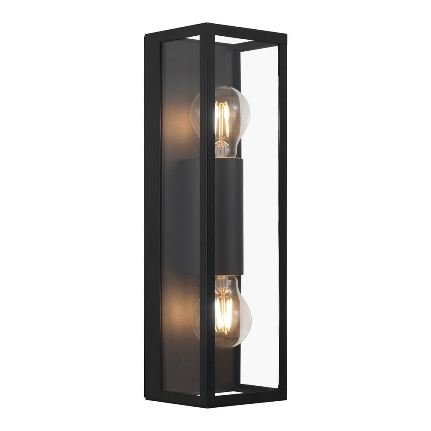 Eglo 33856 - Vanjsko zidno svjetlo ALAMONTE 2xE27/60W/230V IP44 crno