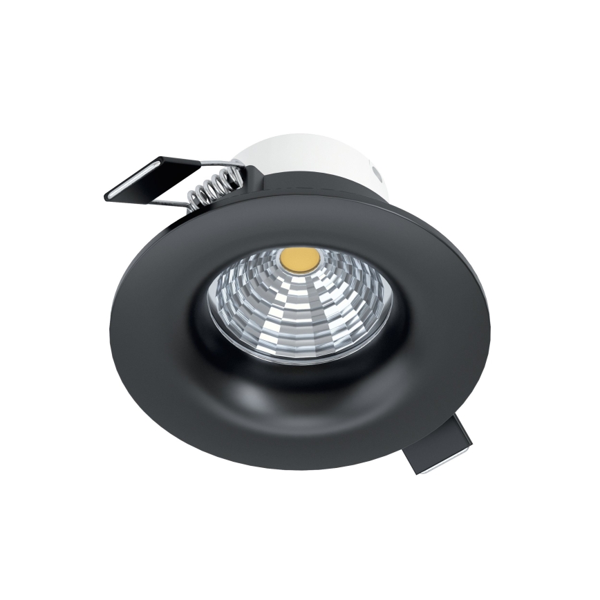 Eglo - LED Prigušiva ugradbena svjetiljka LED/6W/230V crna