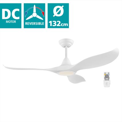 Eglo - LED Stropni ventilator LED/15W/230V + daljinski upravljač