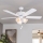 Eglo 35076 - Stropni ventilator LAS PALMAS 3xE27/40W/230V bijela
