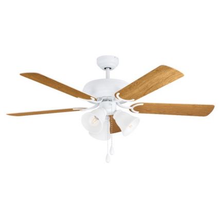 Eglo 35076 - Stropni ventilator LAS PALMAS 3xE27/40W/230V, smeđi