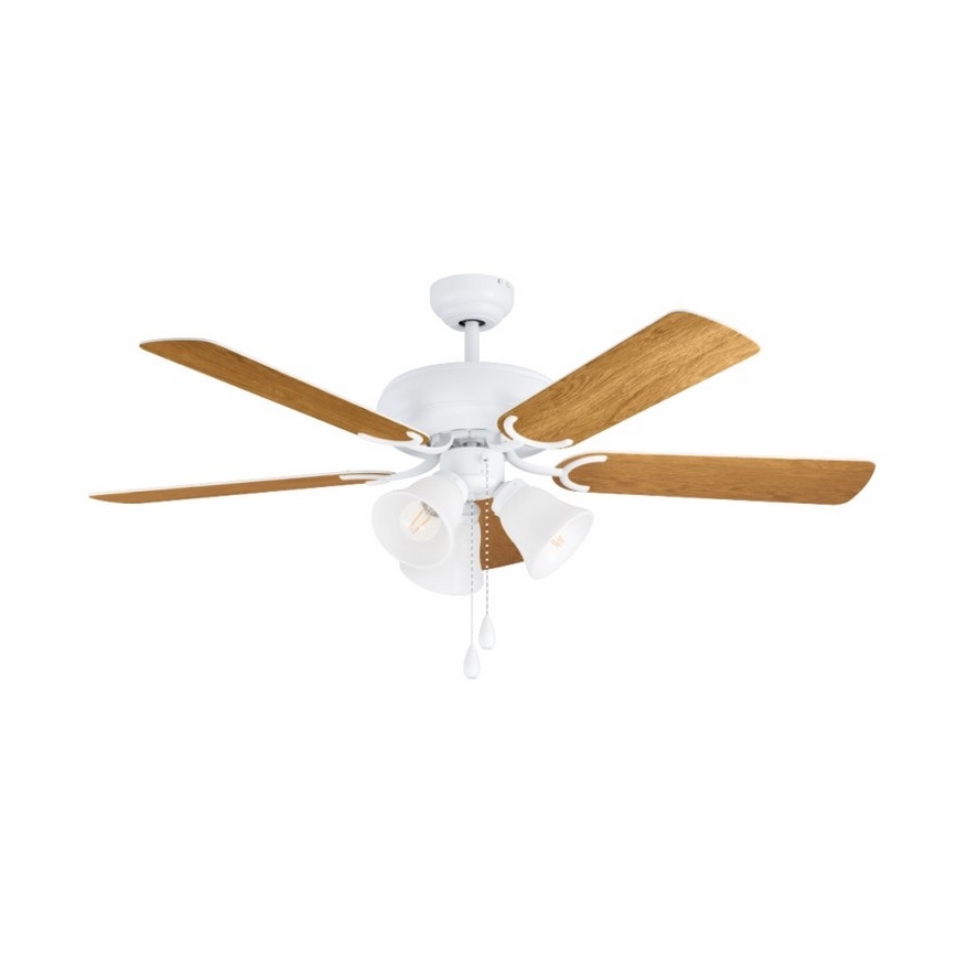 Eglo 35076 - Stropni ventilator LAS PALMAS 3xE27/40W/230V, smeđi
