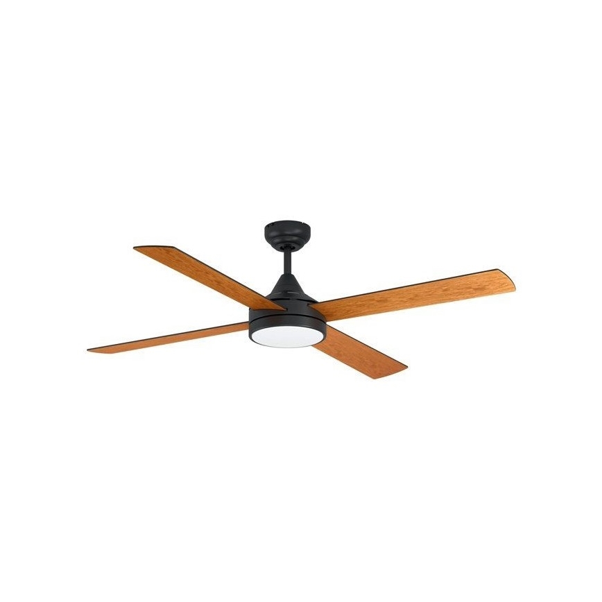 Eglo - LED Prigušivi stropni ventilator LED/20W/230V + DU crna