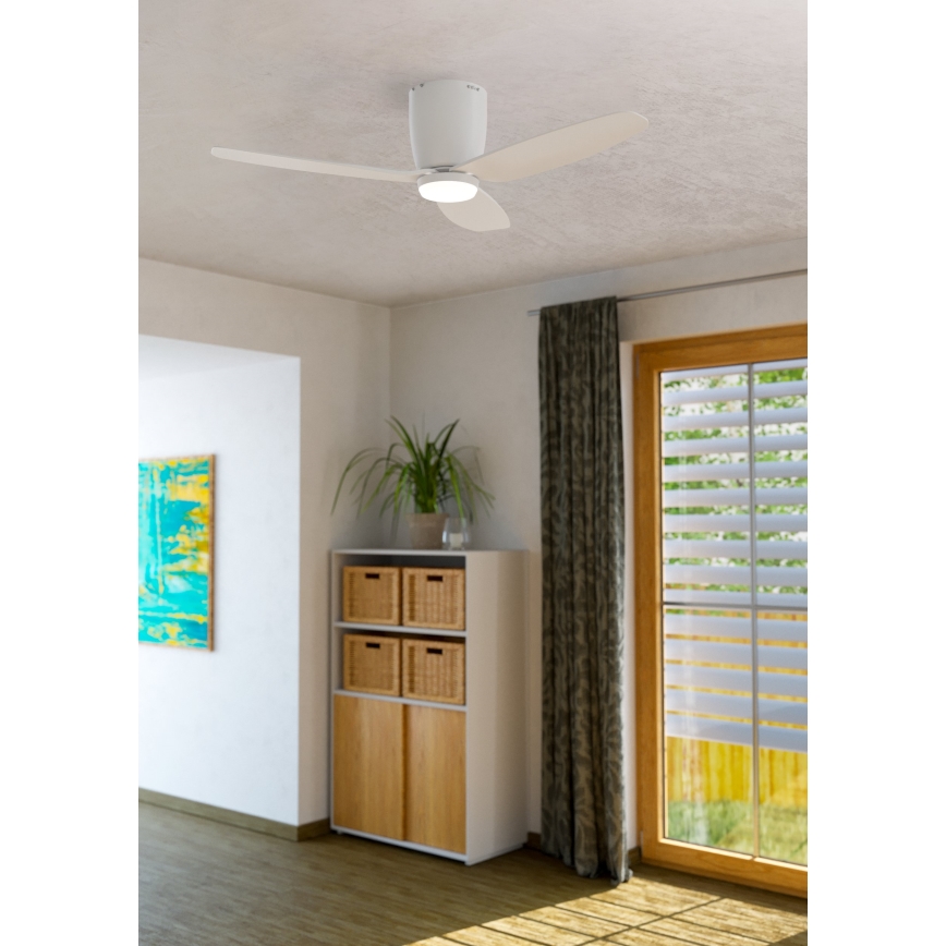 Eglo  - LED Stropni ventilator LED/15W/230V + daljinski upravljač