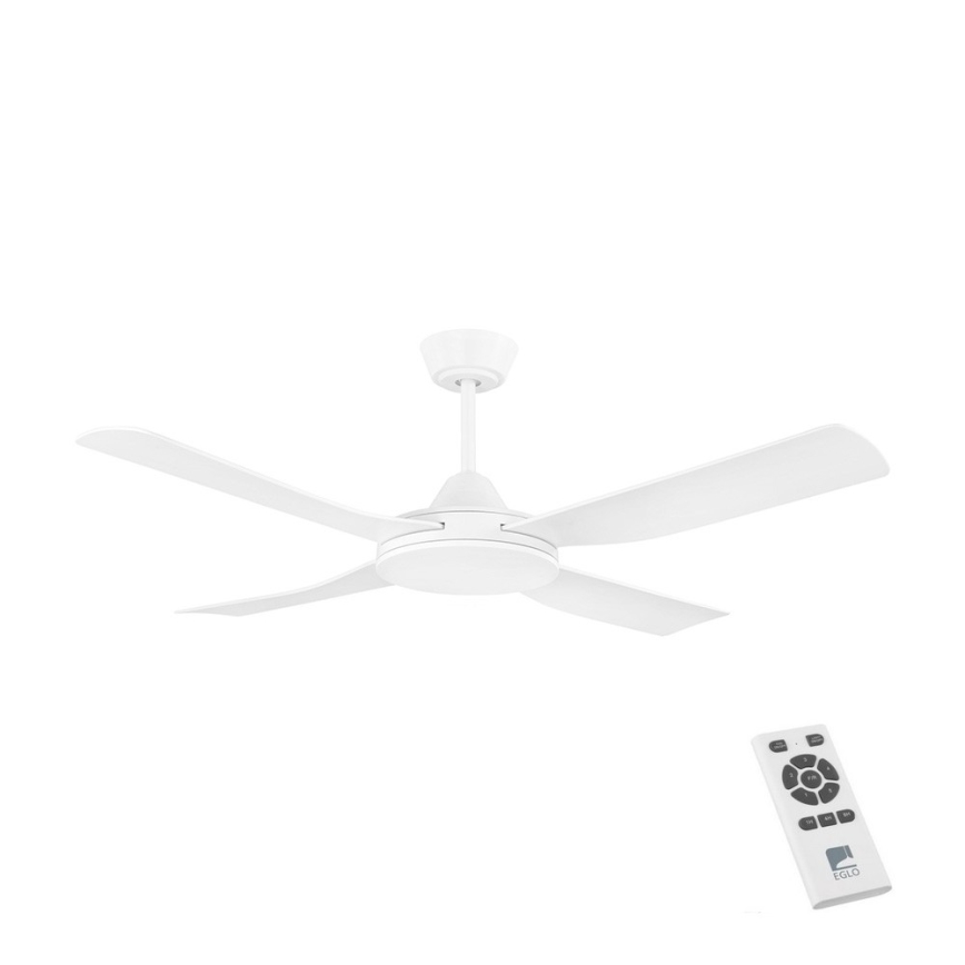 Eglo - Stropni ventilator 52W/230V + DU bijela
