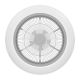 Eglo - LED Prigušivi stropni ventilator LED/25,5W/230V bijela/siva + daljinski upravljač