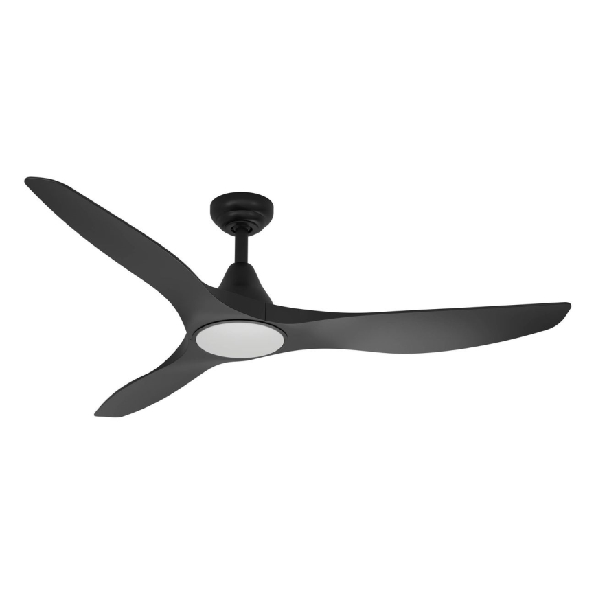 Eglo - LED stropni ventilator LED/20W/230V 3000/4000/5000K Ø 132 cm crna + daljinski upravljač
