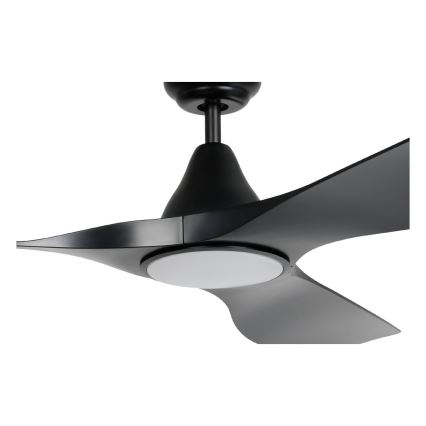 Eglo - LED stropni ventilator LED/20W/230V 3000/4000/5000K Ø 132 cm crna + daljinski upravljač