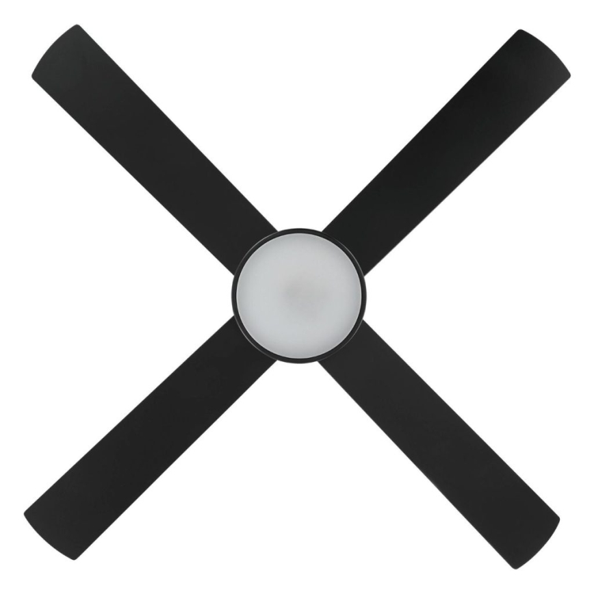 Eglo - LED stropni ventilator LED/19W/230V 3000/4000/5000K Ø 122 cm crni + daljinski upravljač