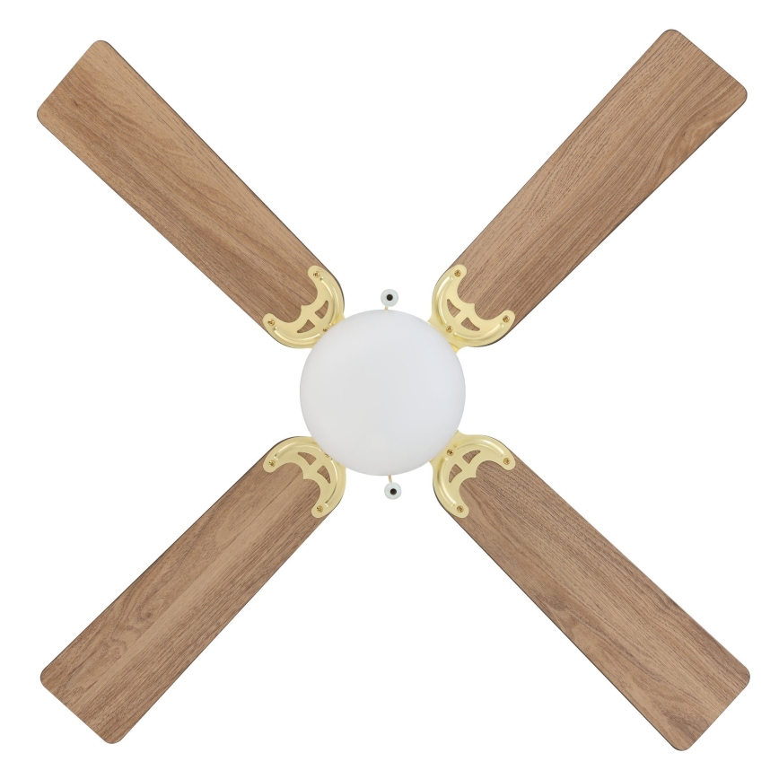 Eglo - Stropni ventilator 1xE27/60W/230V zlatna