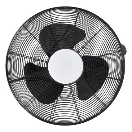 Eglo - LED stropni ventilator LED/15W/230V 3000/4000/5000K Ø 53 cm crni + daljinski upravljač