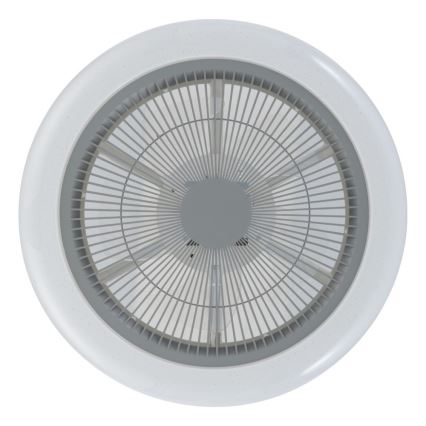 Eglo - LED Prigušivi stropni ventilator LED/25,5W/230V siva + daljinski upravljač