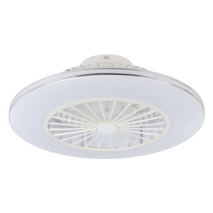 Eglo - LED stropni ventilator s mogućnošću prigušivanja, 3xLED/12,6W/230V 2700-6500K, promjer 55 cm, bijela + daljinski upravljač