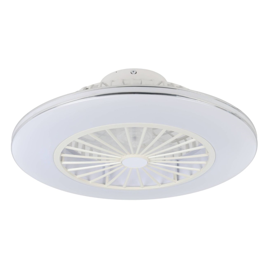 Eglo - LED stropni ventilator s mogućnošću prigušivanja, 3xLED/12,6W/230V 2700-6500K, promjer 55 cm, bijela + daljinski upravljač