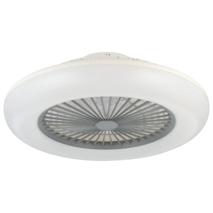 Eglo - LED stropni ventilator s mogućnošću prigušivanja 3xLED/12,6W/230V 2700-6500K promjer 55 cm siva + daljinski upravljač