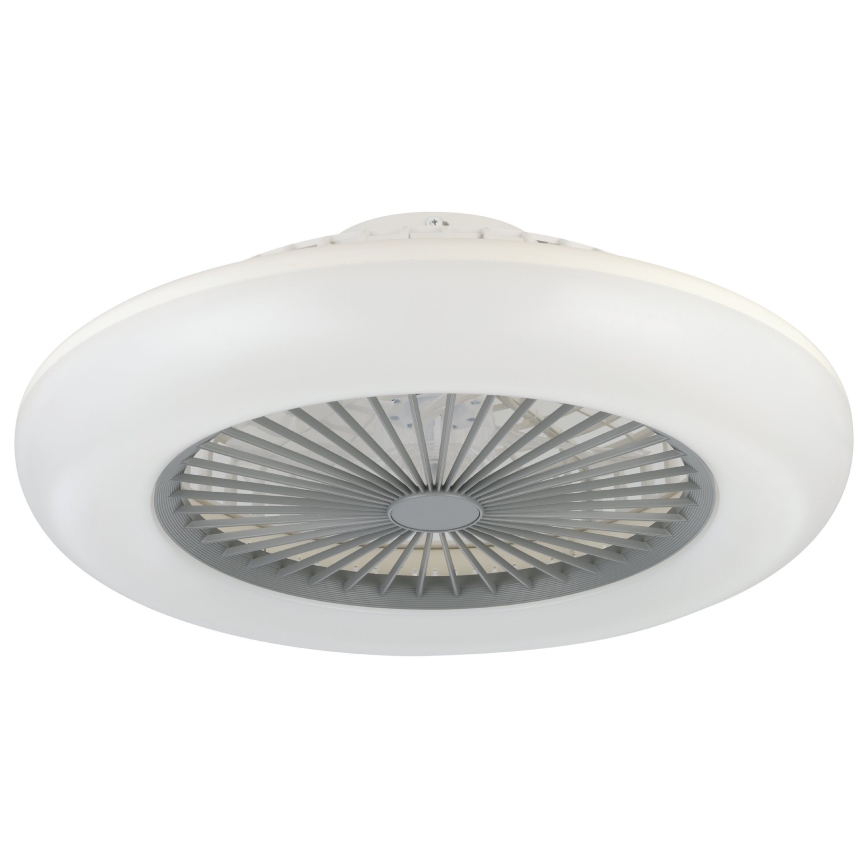 Eglo - LED stropni ventilator s mogućnošću prigušivanja 3xLED/12,6W/230V 2700-6500K promjer 55 cm siva + daljinski upravljač