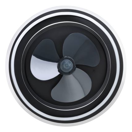 Eglo - LED stropni ventilator s prigušivanjem 4xLED/9W/230V 2700-6500K Ø 50 cm crni + daljinski upravljač