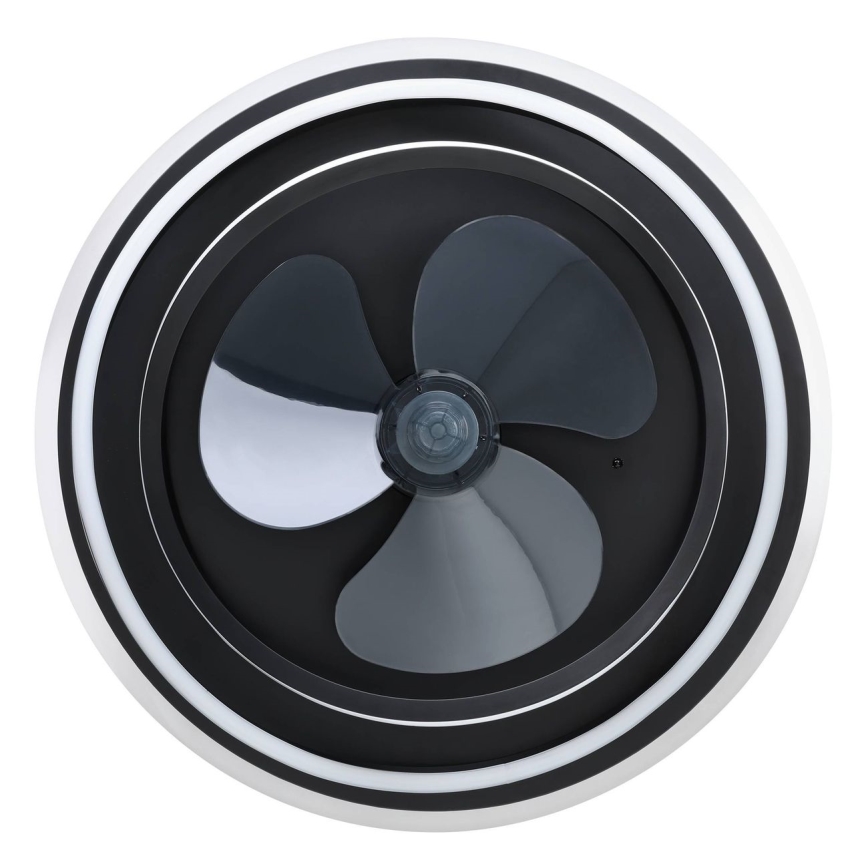 Eglo - LED stropni ventilator s prigušivanjem 4xLED/9W/230V 2700-6500K Ø 50 cm crni + daljinski upravljač