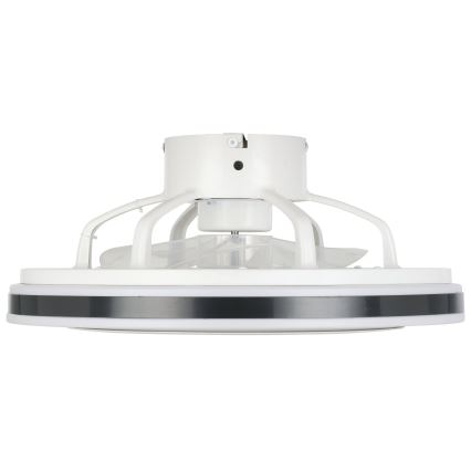 Eglo - LED Prigušivi stropni ventilator LED/25,5W/230V bijela/crna 2700-6500K + daljinski upravljač