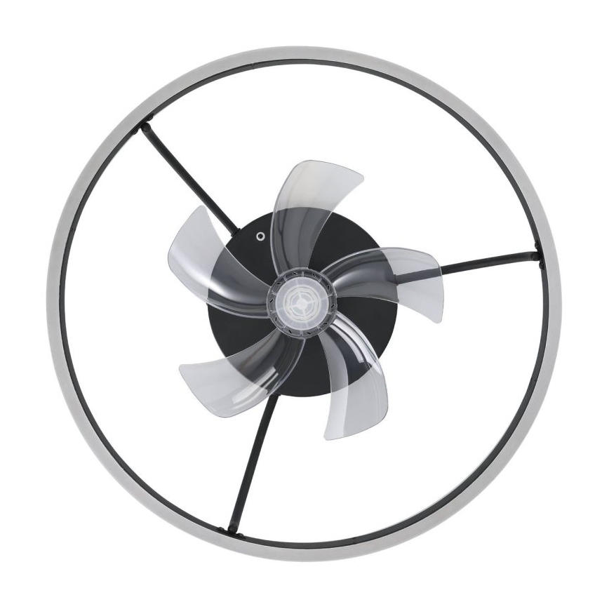 Eglo - LED RGBW stropni ventilator s mogućnošću prigušivanja LED/36W/230V 3000-6500K Ø 50 cm crni + daljinski upravljač
