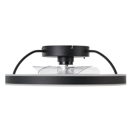 Eglo - LED RGBW stropni ventilator s mogućnošću prigušivanja LED/36W/230V 3000-6500K Ø 50 cm crni + daljinski upravljač