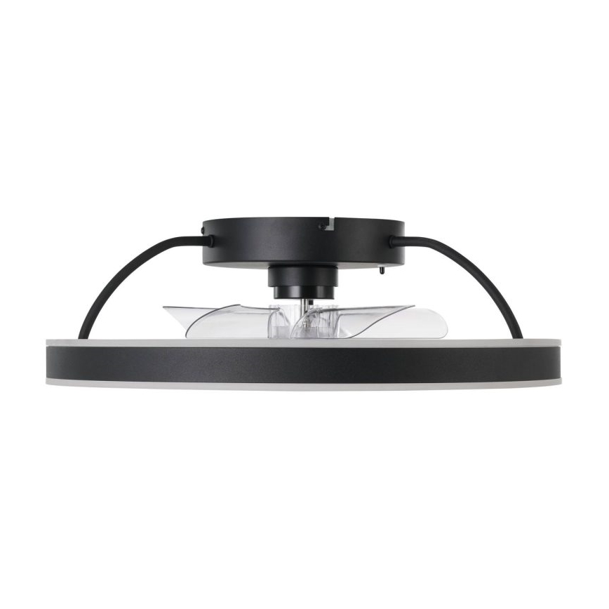 Eglo - LED RGBW stropni ventilator s mogućnošću prigušivanja LED/36W/230V 3000-6500K Ø 50 cm crni + daljinski upravljač