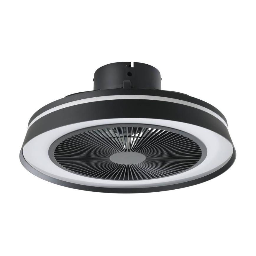 Eglo - LED RGBW stropni ventilator s prigušivanjem 3xLED/8,5W/230V+LED/6W 2700-6500K promjer 48 cm crni + daljinski upravljač