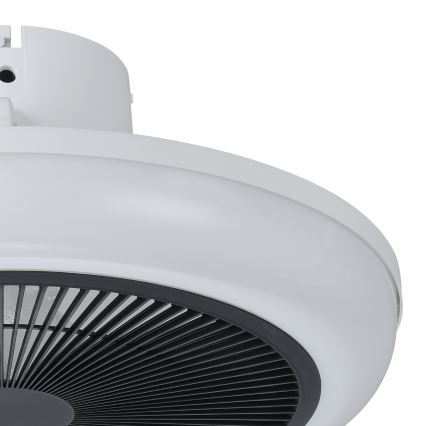 Eglo - prigušiv LED stropni ventilator 3xLED/8,5W/230V 2700-6500K Ø 45,5 cm, crni + daljinski upravljač