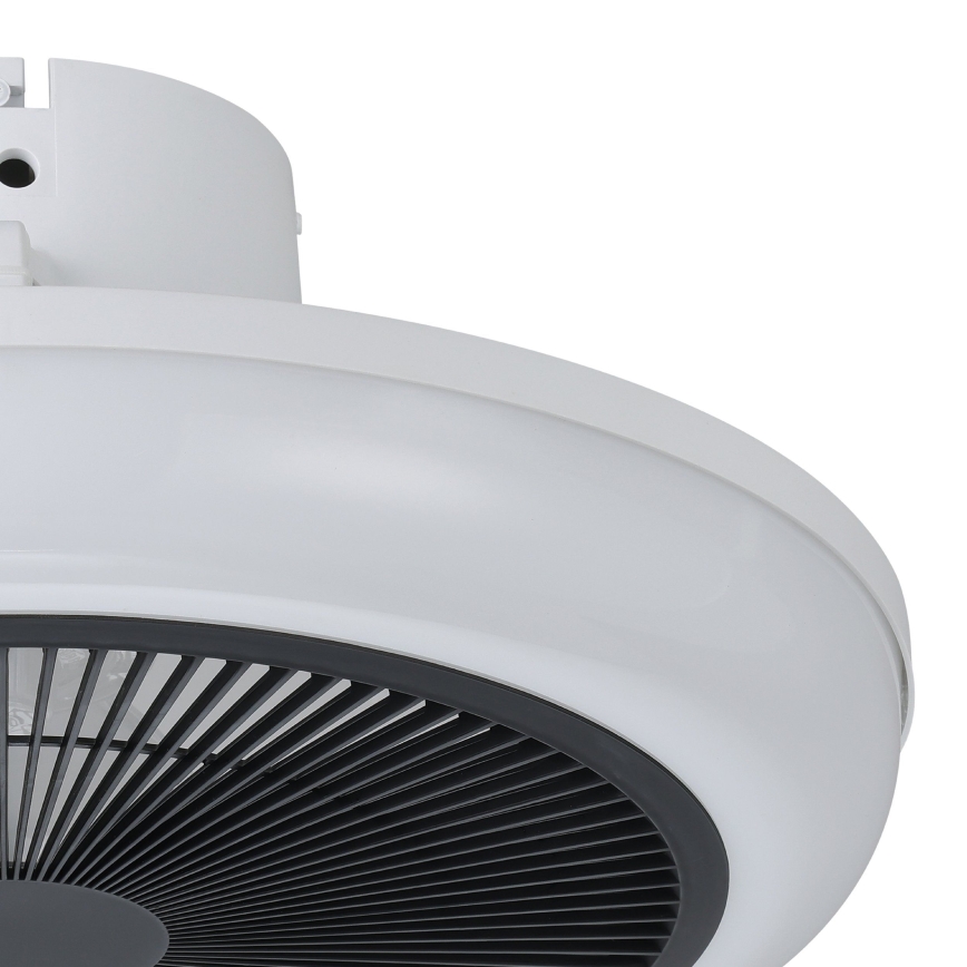 Eglo - prigušiv LED stropni ventilator 3xLED/8,5W/230V 2700-6500K Ø 45,5 cm, crni + daljinski upravljač