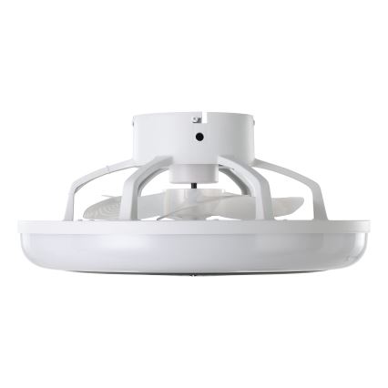 Eglo - prigušiv LED stropni ventilator 3xLED/8,5W/230V 2700-6500K Ø 45,5 cm, crni + daljinski upravljač