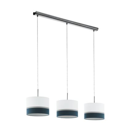 Eglo 38555 - Luster na sajli SPALTINI 3xE27/60W/230V