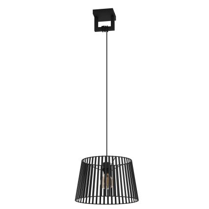 Eglo - Luster na sajli 1xE27/40W/230V crna