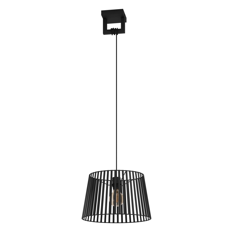 Eglo - Luster na sajli 1xE27/40W/230V crna