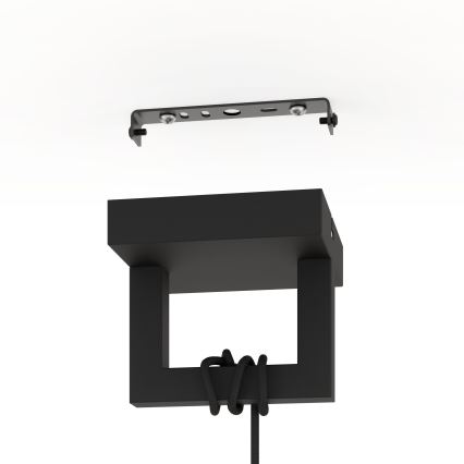 Eglo - Luster na sajli 1xE27/40W/230V crna
