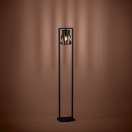 Eglo - Podna lampa 1xE27/40W/230V crna