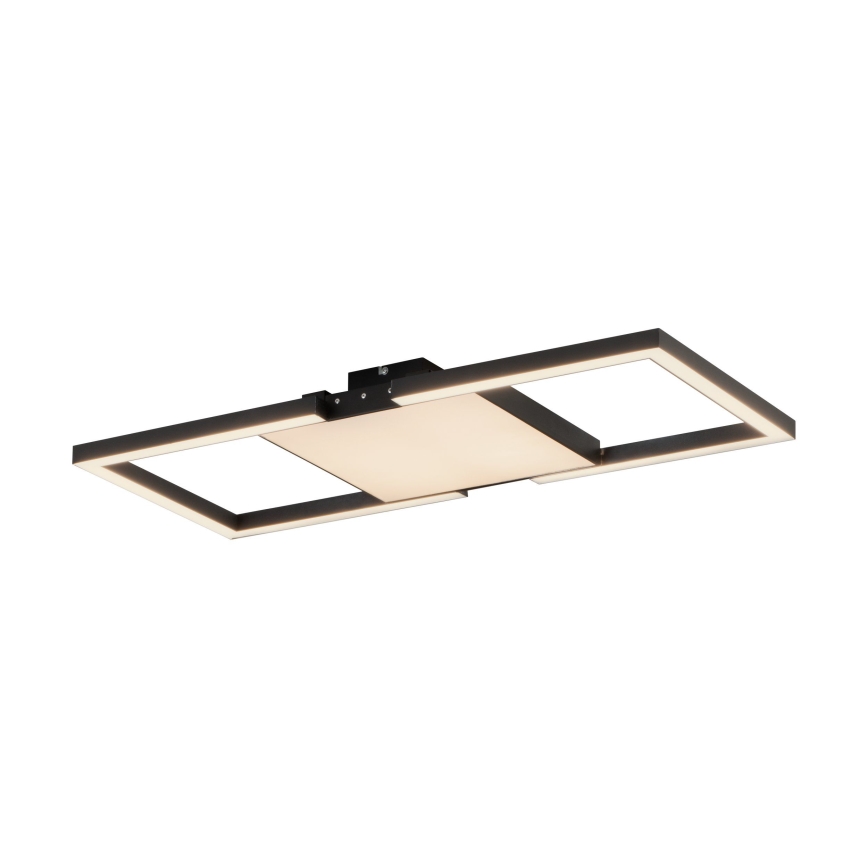 Eglo - LED Prigušiva stropna svjetiljka LED/26,2W/230V 2700-6500K crna + daljinski upravljač