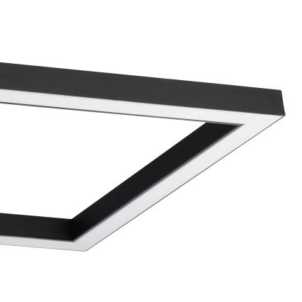 Eglo - LED Prigušiva stropna svjetiljka LED/26,2W/230V 2700-6500K crna + daljinski upravljač